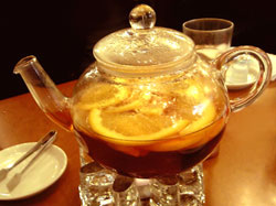 コージーコーナーの季節のフルーツティー